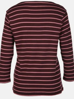 Damen Streifenshirt mit 7/8 Arm