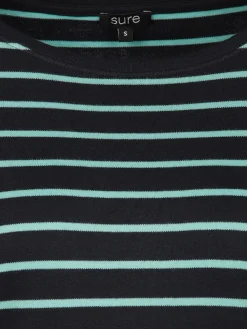 Damen Streifenshirt mit 7/8 Arm