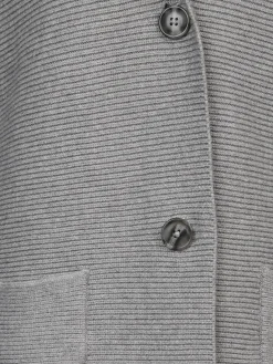 Damen Strickblazer mit zwei Knöpfen