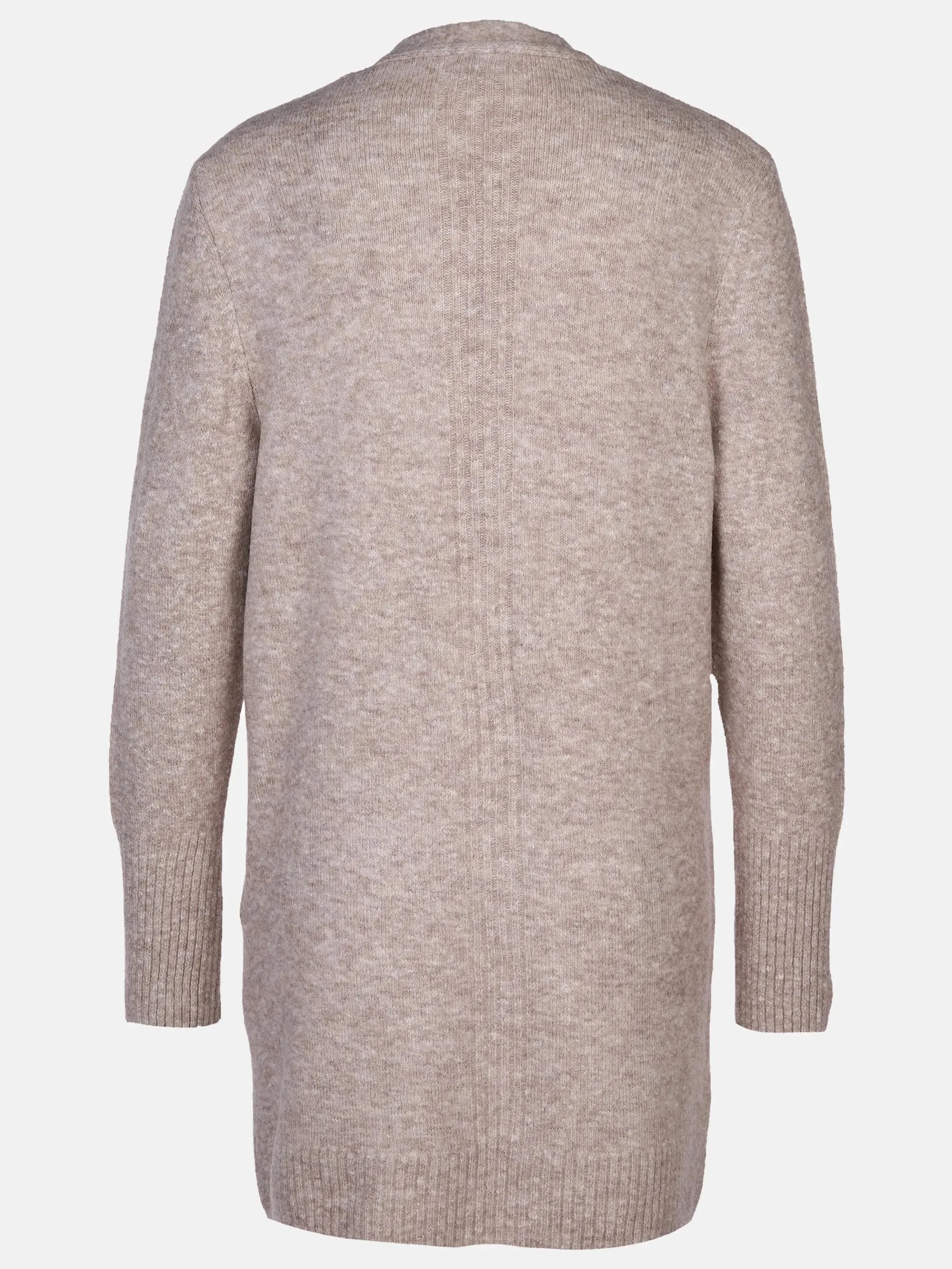 Damen Strick-Cardigan in melierter Optik