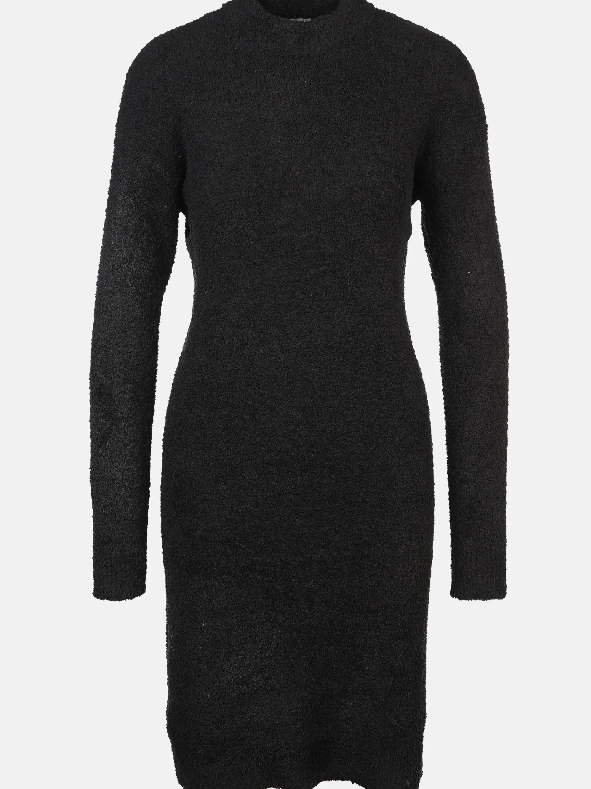 Damen Strickkleid in flauschiger Optik