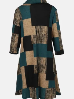 Damen Strickkleid mit Taschen