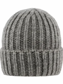 Damen Strickmütze mit Umschlag