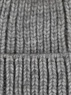 Damen Strickmütze mit Umschlag