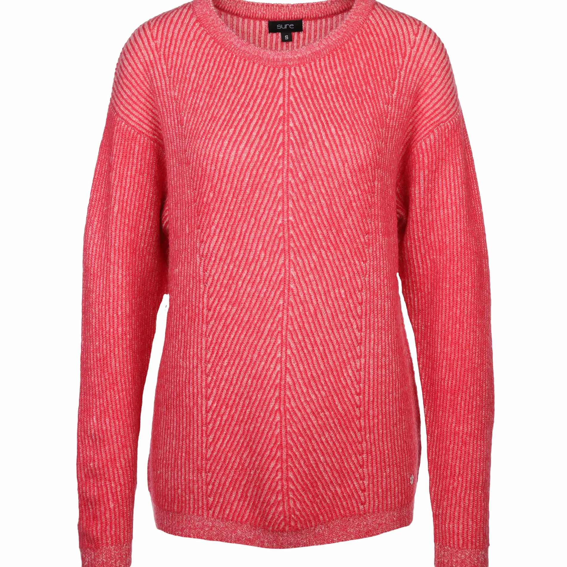 Damen Strickpullover in Rippstruktur