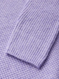 Damen Strickpullover in Waffelstruktur