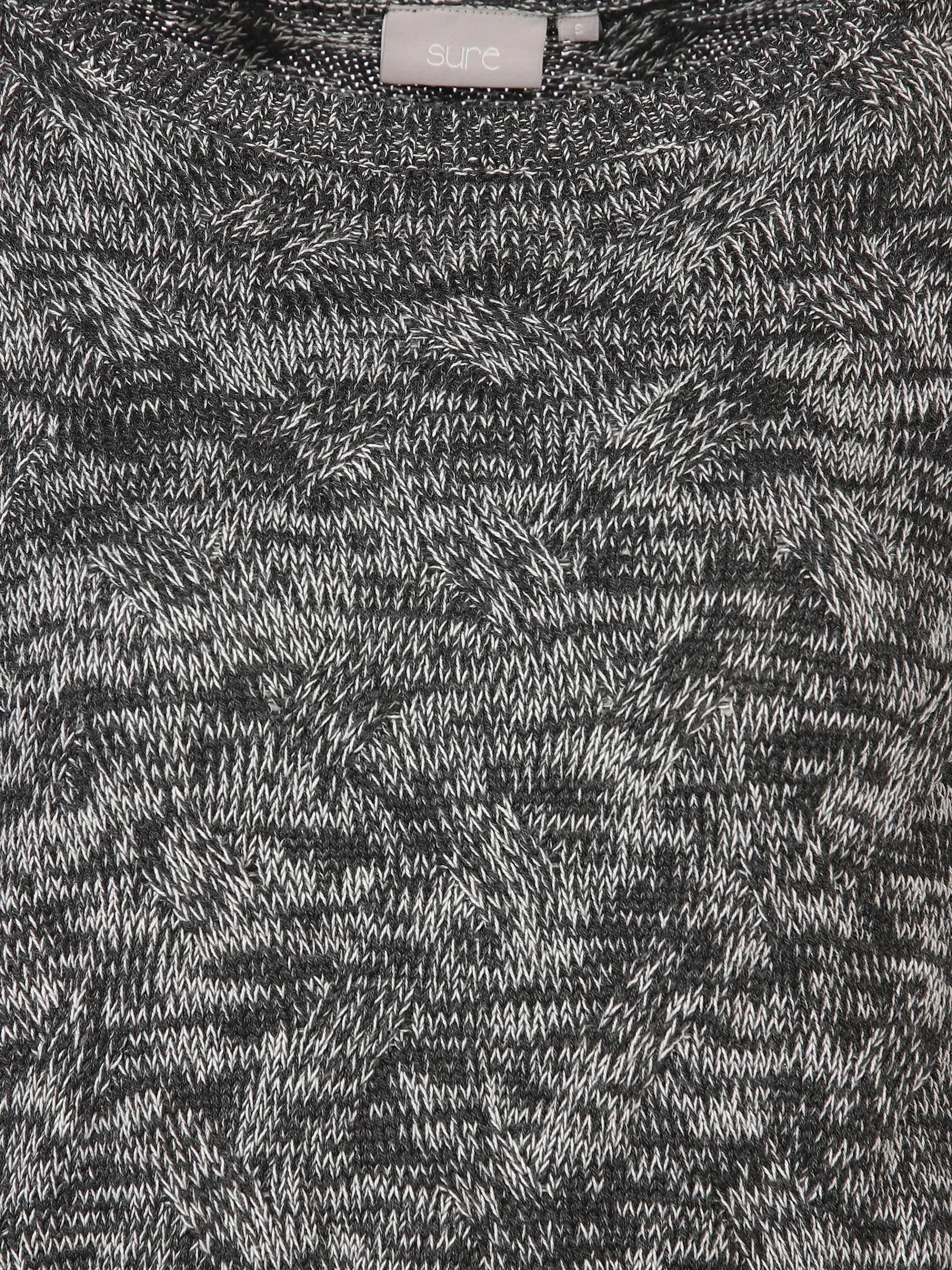 Damen Strickpullover mit Zopfmuster