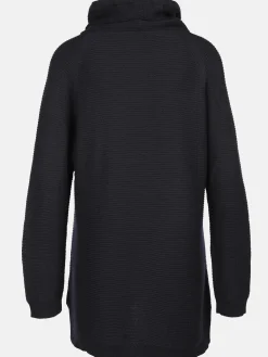 Damen Strickpullover mit halsfernem Kragen