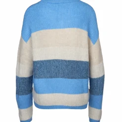 Damen Strickpullover mit Streifen