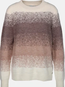 Damen Strickpullover mit Farbverlauf