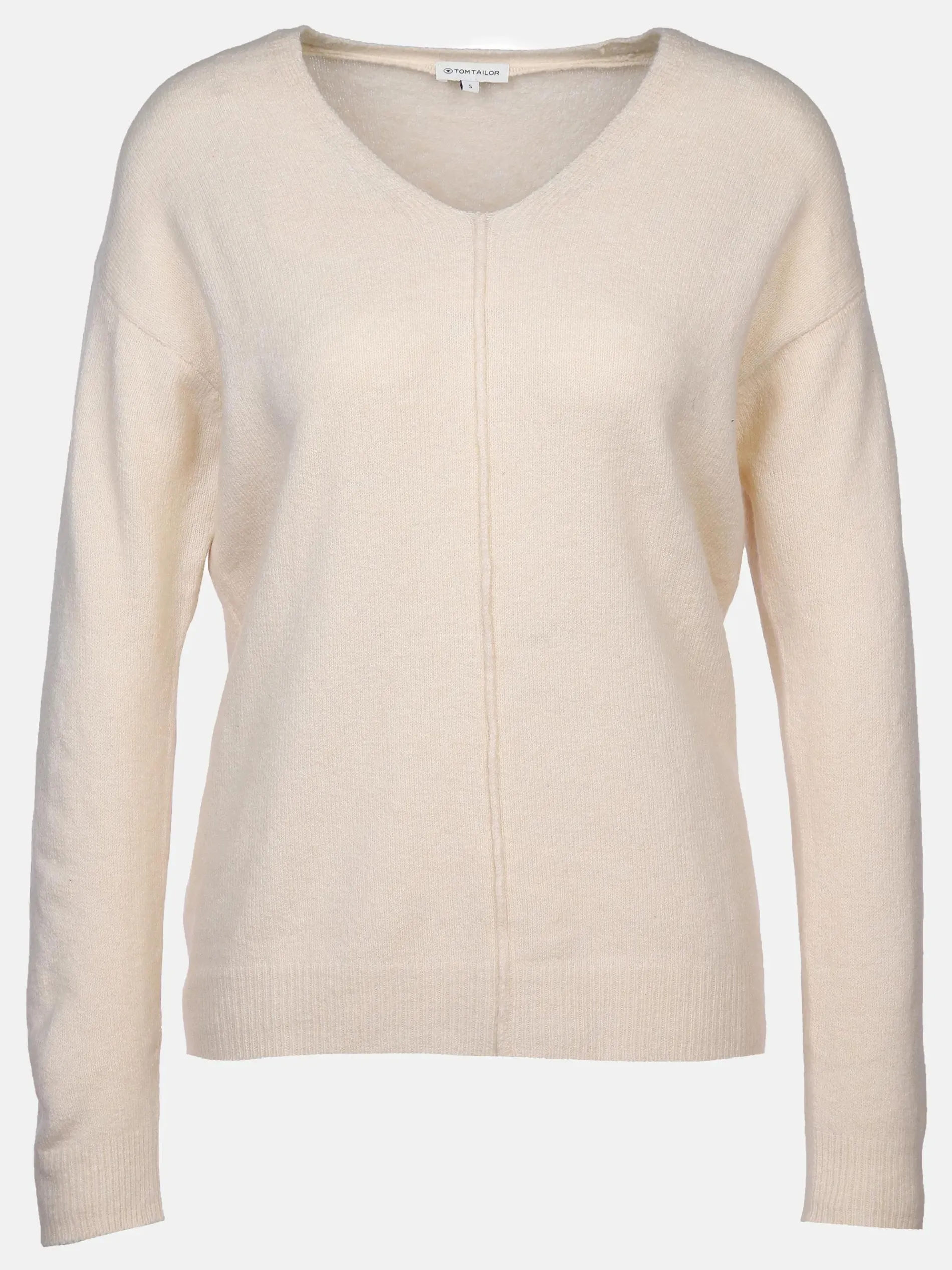 Damen Strickpullover mit V-Ausschnitt