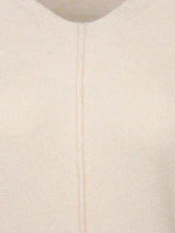 Damen Strickpullover mit V-Ausschnitt