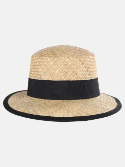 Damen Strohhut mit Schleife