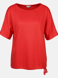 Damen Struktur Jacquardshirt