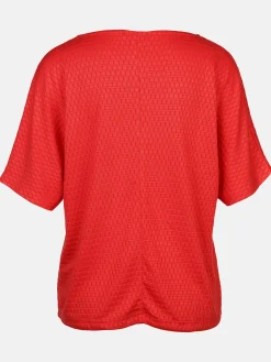 Damen Struktur Jacquardshirt