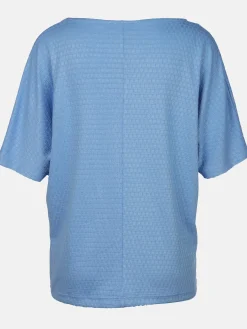 Damen Struktur Jacquardshirt