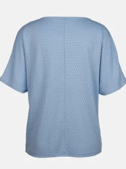 Damen Struktur Jacquardshirt