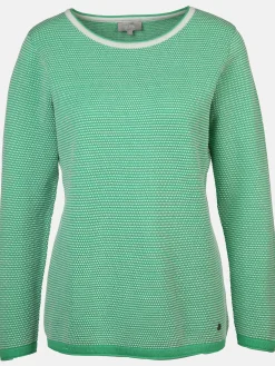 Damen Struktur Pullover