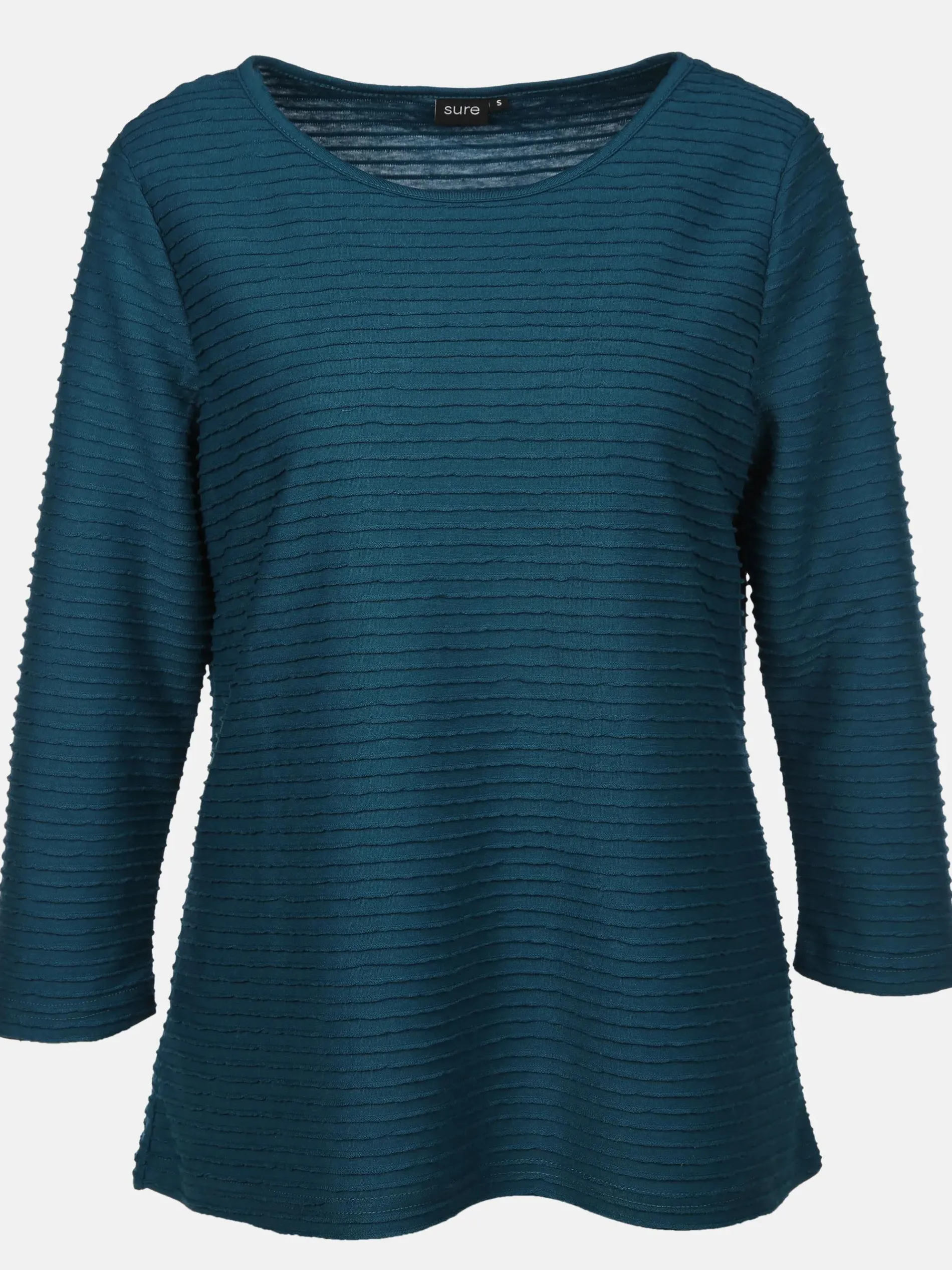 Damen Struktur Shirt mit 3/4 Arm