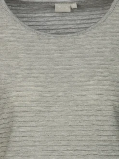 Damen Struktur Shirt mit 3/4 Arm