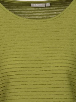 Damen Struktur Shirt mit 3/4 Arm