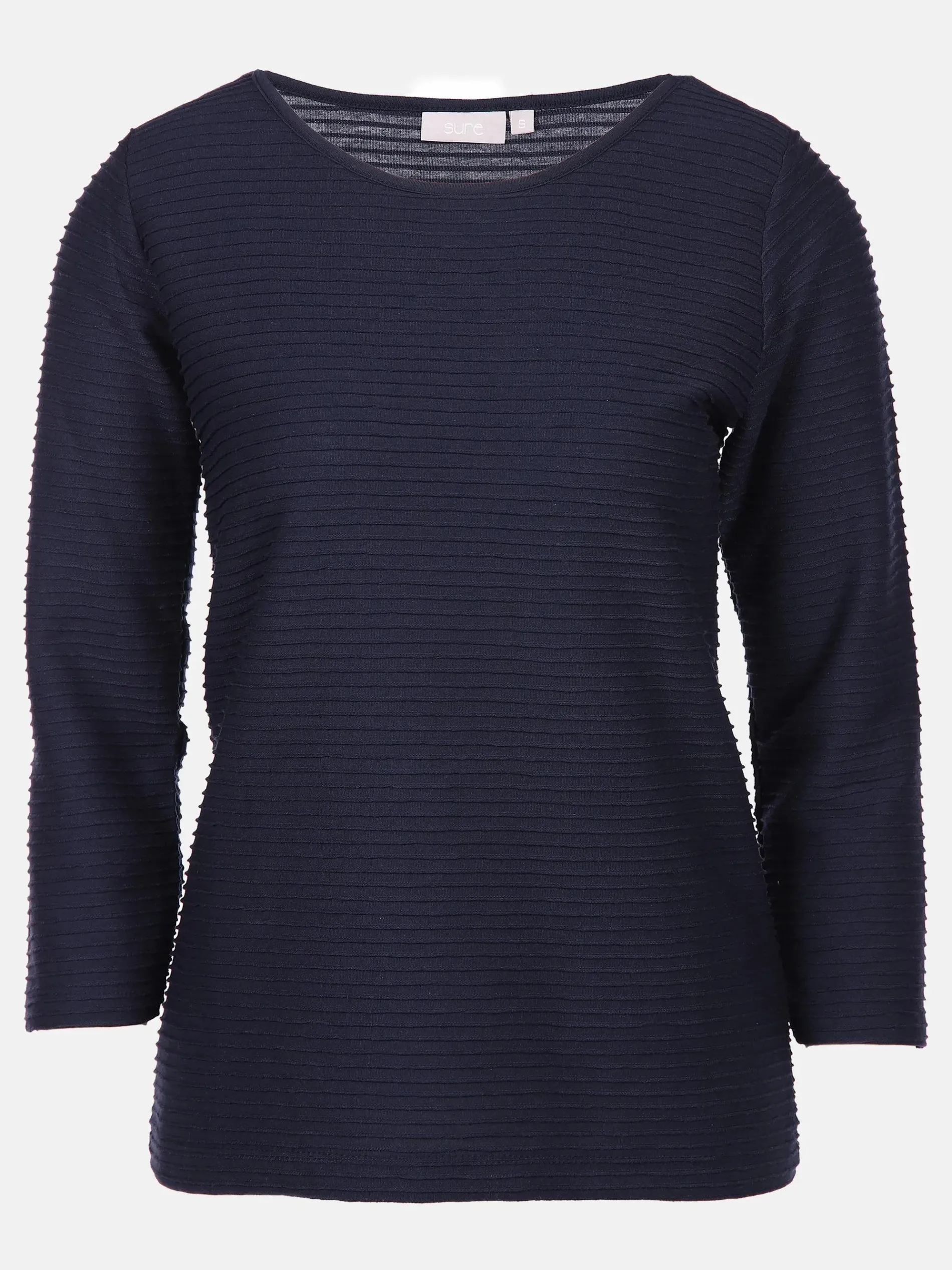 Damen Struktur Shirt mit 3/4 Arm