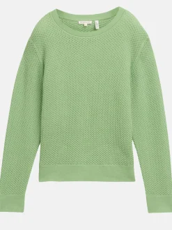 Damen Strukturpullover