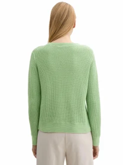 Damen Strukturpullover