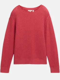 Damen Strukturpullover