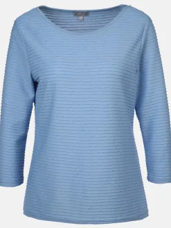 Damen Strukturshirt mit 3/4 Arm