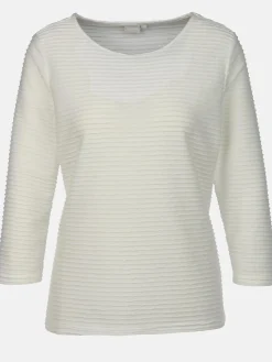 Damen Strukturshirt mit 3/4 Arm