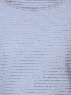 Damen Strukturshirt mit 3/4 Ärmel