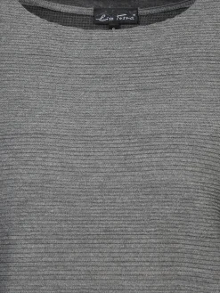 Damen Struktur-Shirt mit Streifenoptik