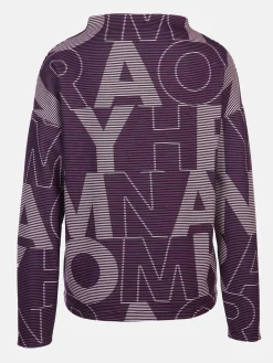 Damen Strukturshirt mit Strass