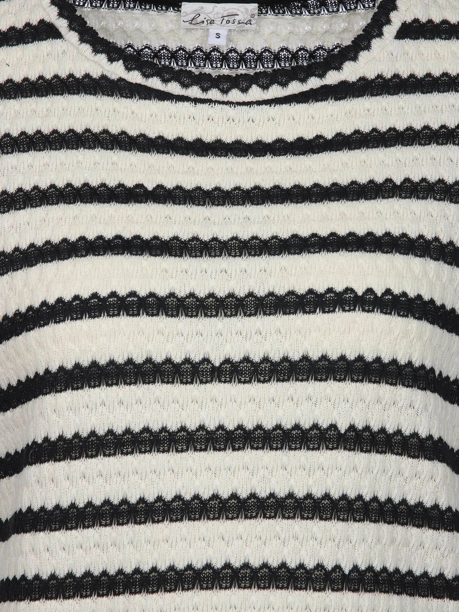 Damen Struktur-Shirt mit Streifen