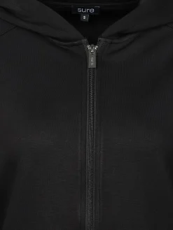 Damen Sweat-Cardigan mit Kapuze