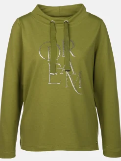 Damen Sweatshirt mit Applikation