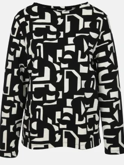 Damen Sweatshirt mit Alloverprint