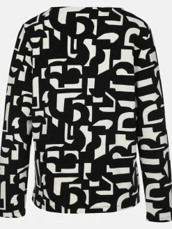 Damen Sweatshirt mit Alloverprint