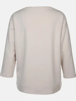 Damen Sweatshirt mit Glitzerschrift