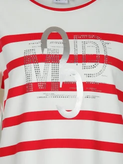 Damen Sweatshirt mit Glitzersteinchen