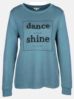 Damen Sweatshirt mit Glitter Print