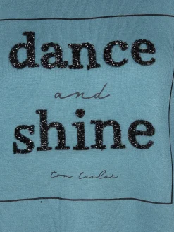 Damen Sweatshirt mit Glitter Print