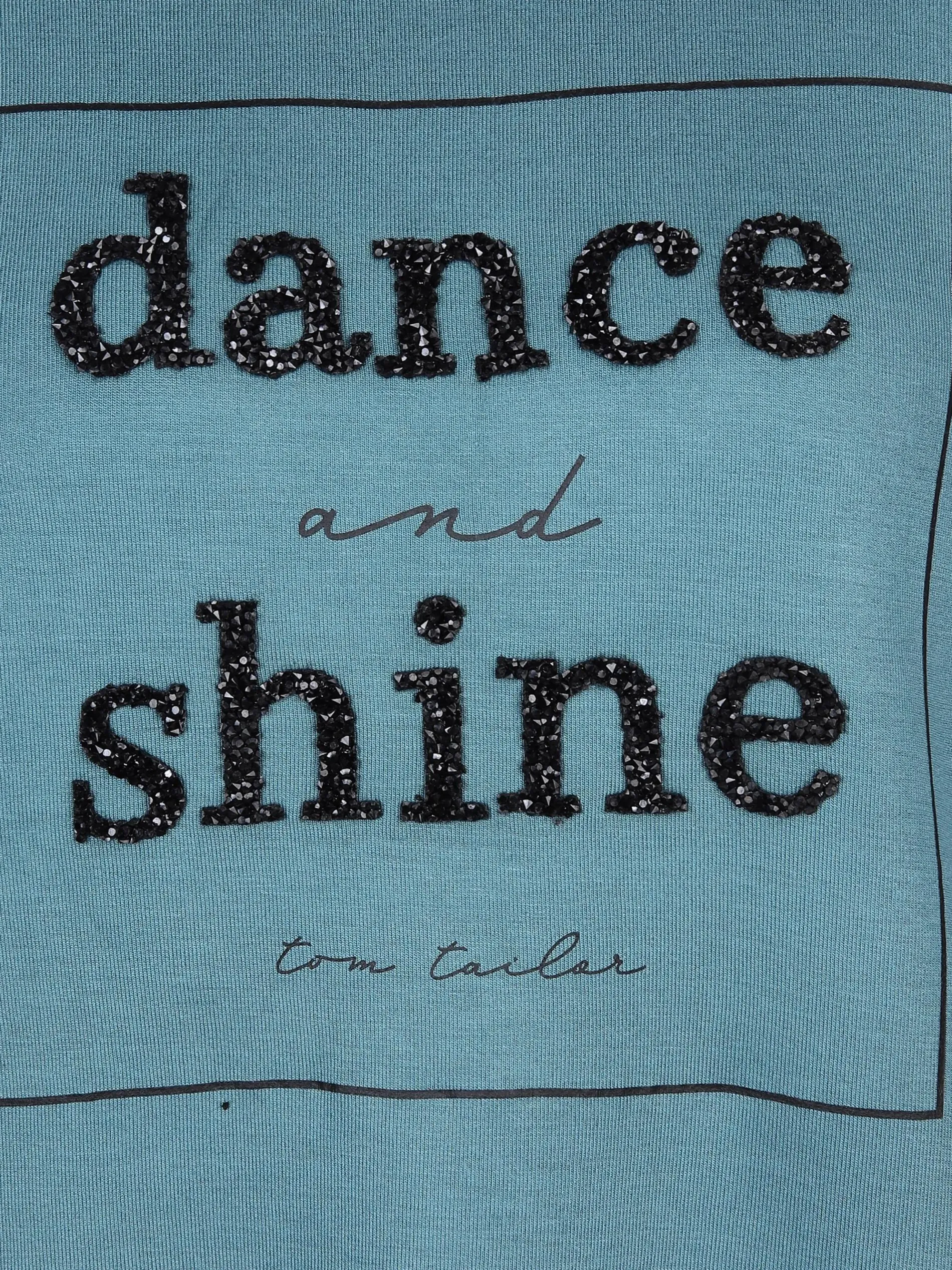 Damen Sweatshirt mit Glitter Print