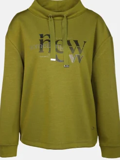 Damen Sweatshirt mit hübschen Strasselementen