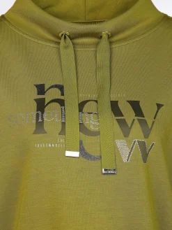 Damen Sweatshirt mit hübschen Strasselementen