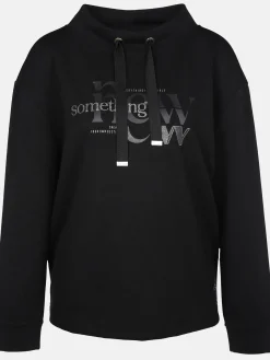 Damen Sweatshirt mit hübschen Strasselementen