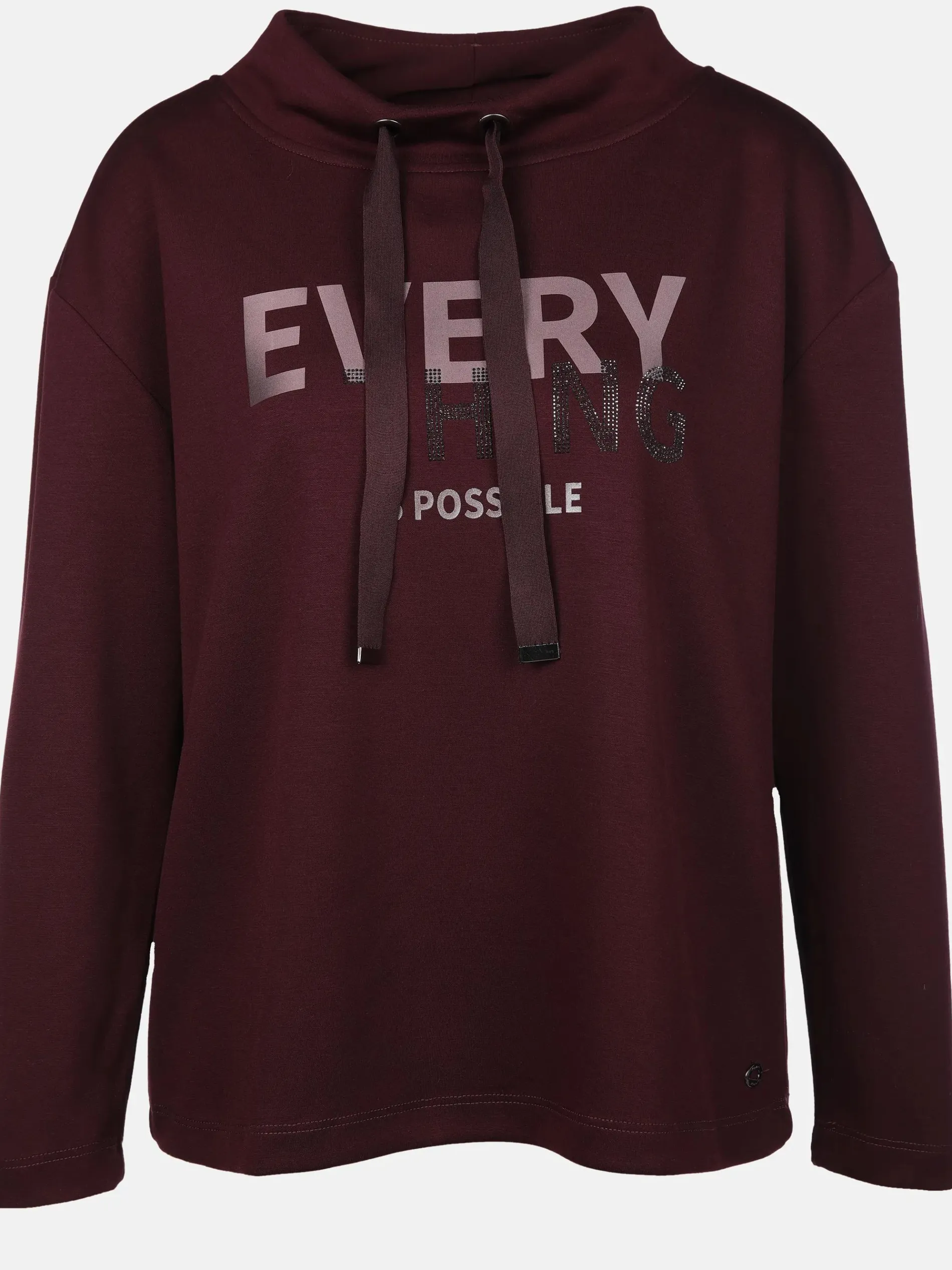 Damen Sweatshirt mit Stehkragen