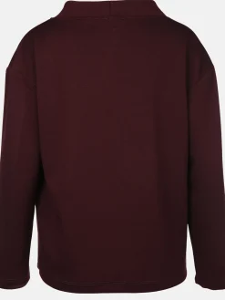 Damen Sweatshirt mit Stehkragen