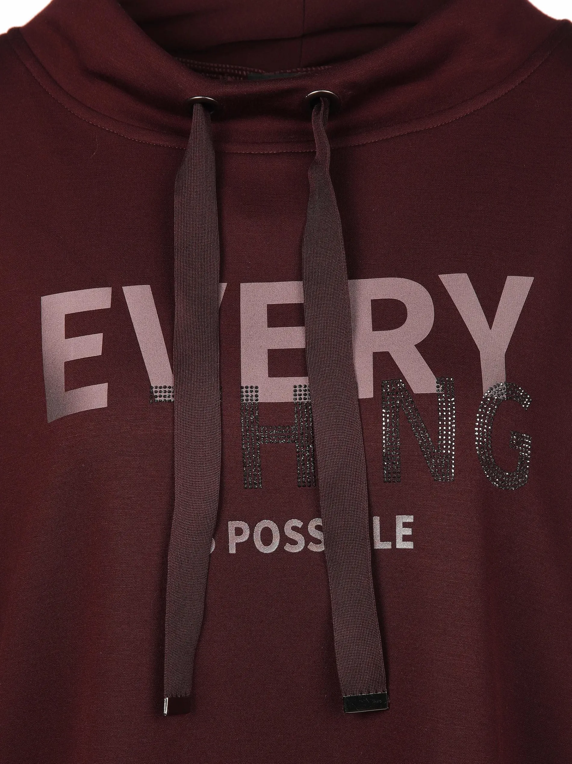 Damen Sweatshirt mit Stehkragen